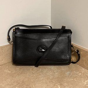 Dooney & Bourke Black Pebbled Leather Shoulder Bag